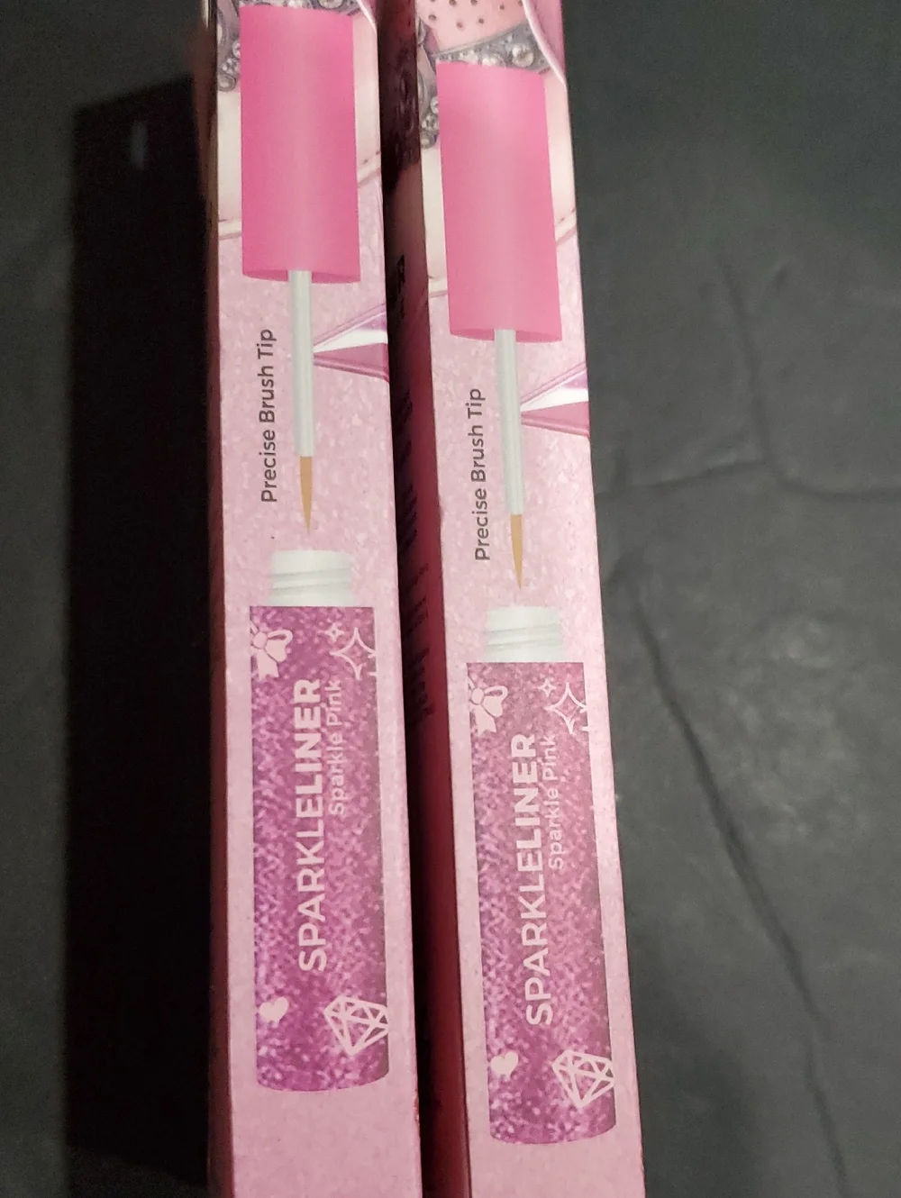 2pack sparklepink beauty dollhouse cowgirl pink precise brush tip liner new FREE